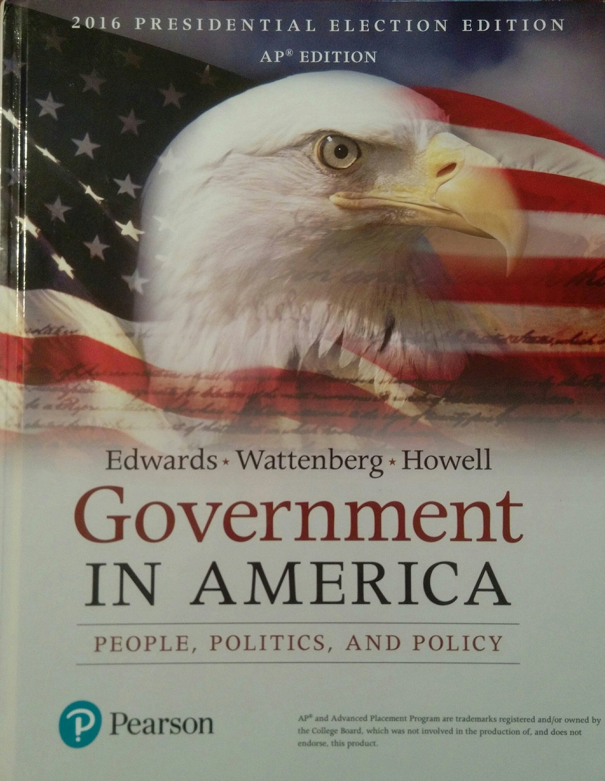 Government In America People, Politics, And Policy,Used