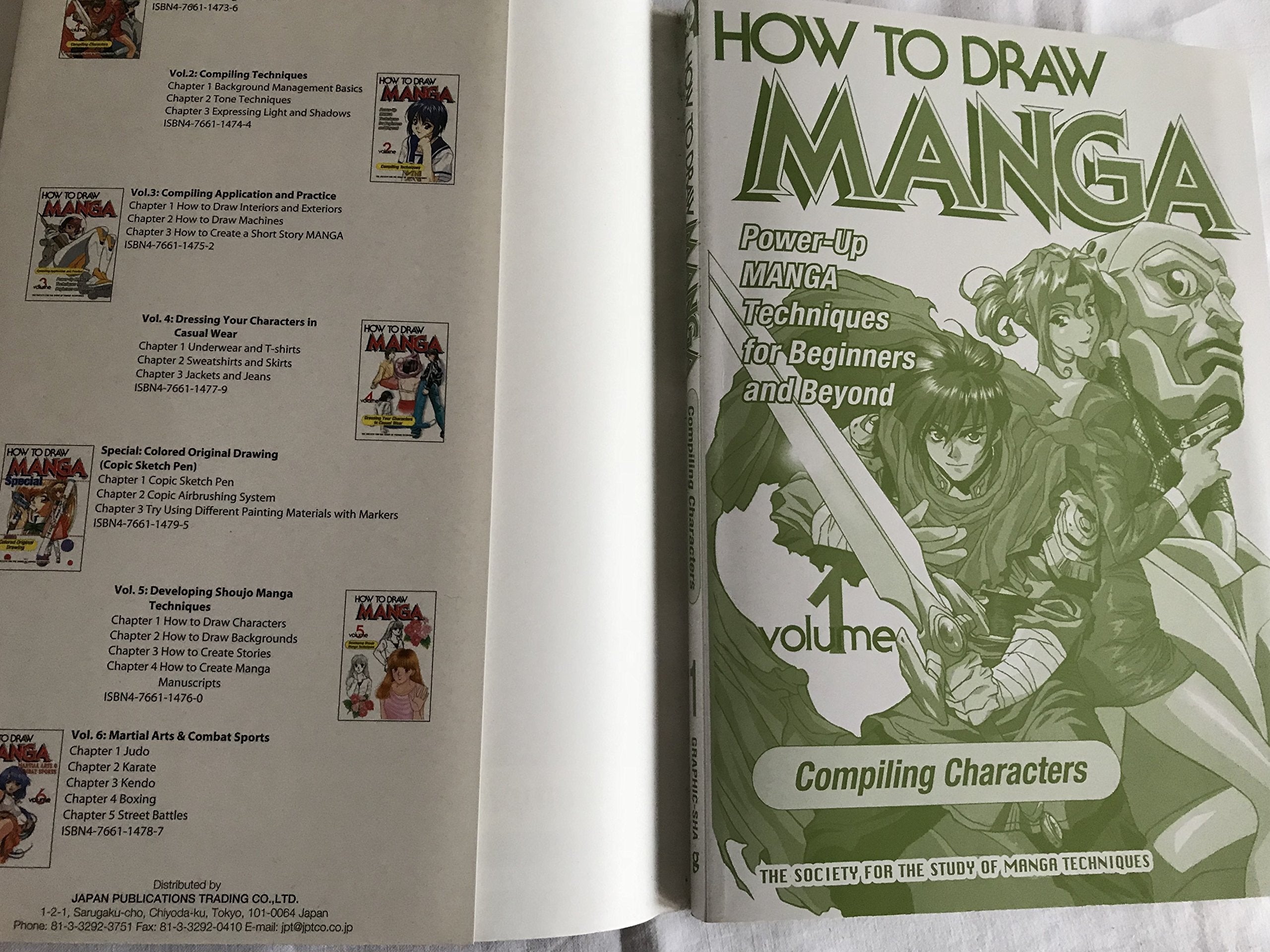 How To Draw Manga Volume 1: Compiling Characters,Used