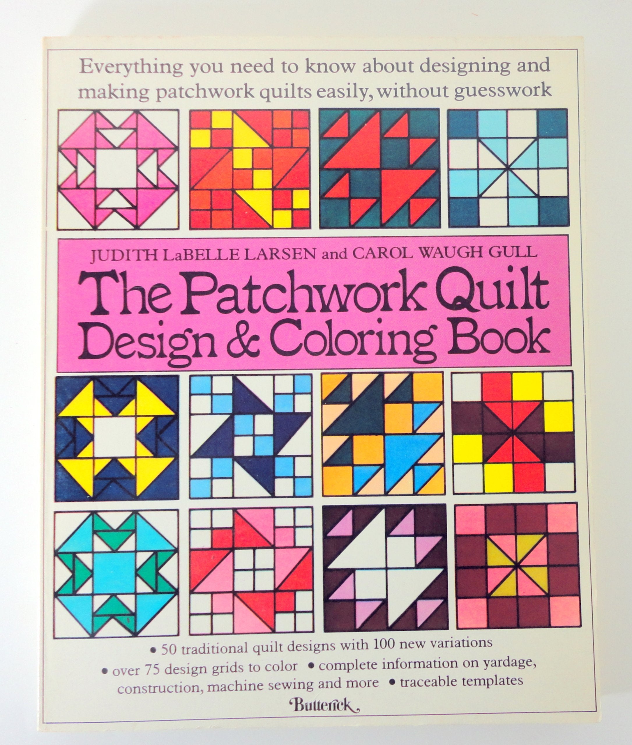 The patchwork quilt design & coloring book,New