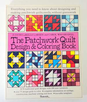 The patchwork quilt design & coloring book,New