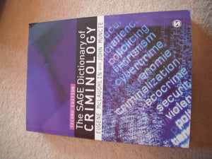 The Sage Dictionary Of Criminology,Used