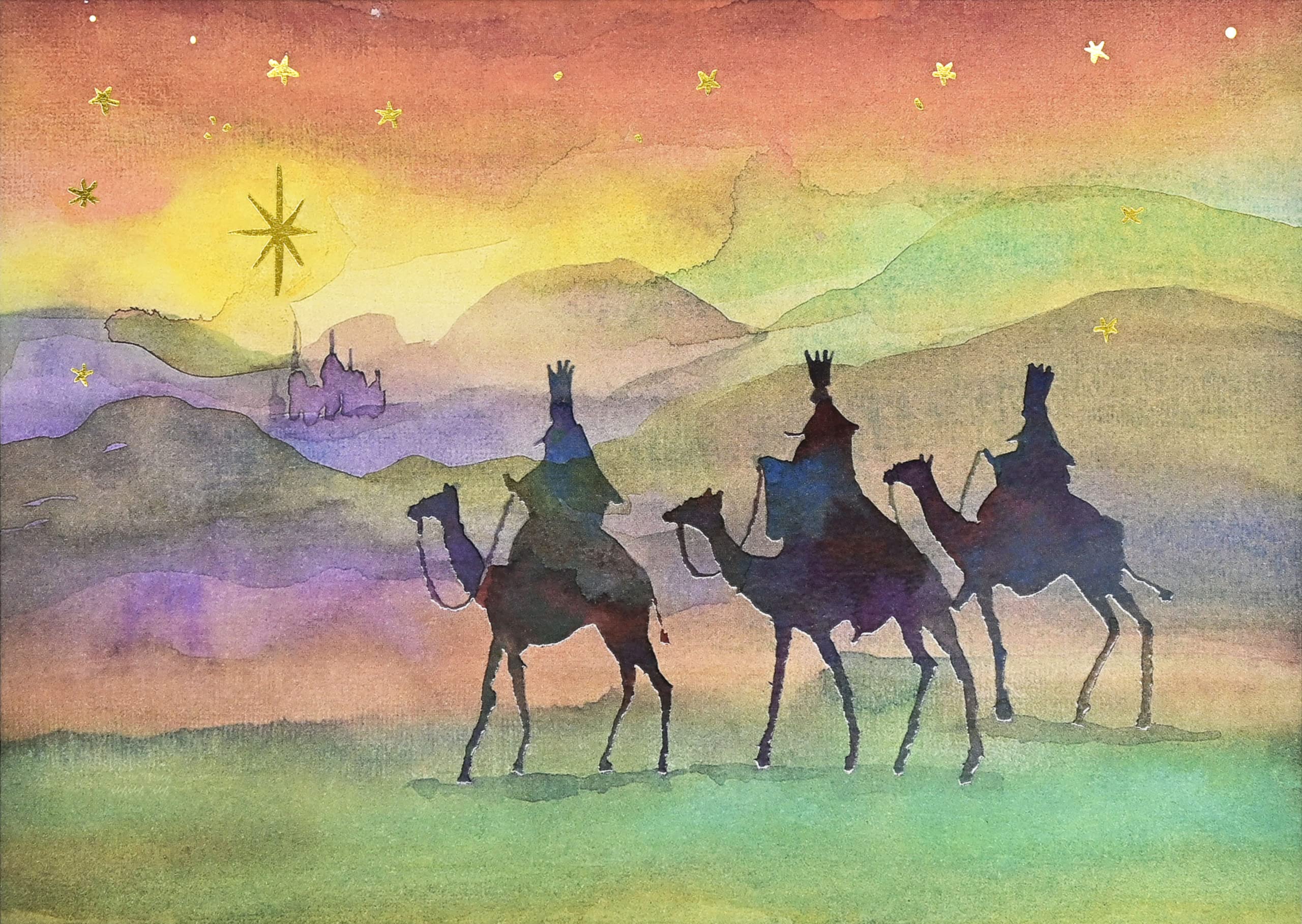 Star of Wonder Deluxe Boxed Holiday Cards (20 cards, 21 selfsealing envelopes)