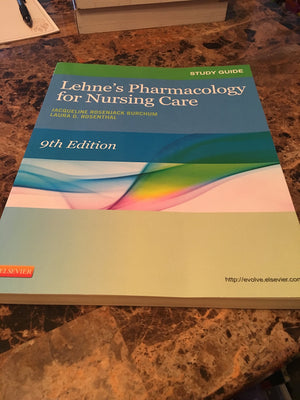 Study Guide for Lehne's Pharmacology for Nursing Care,Used