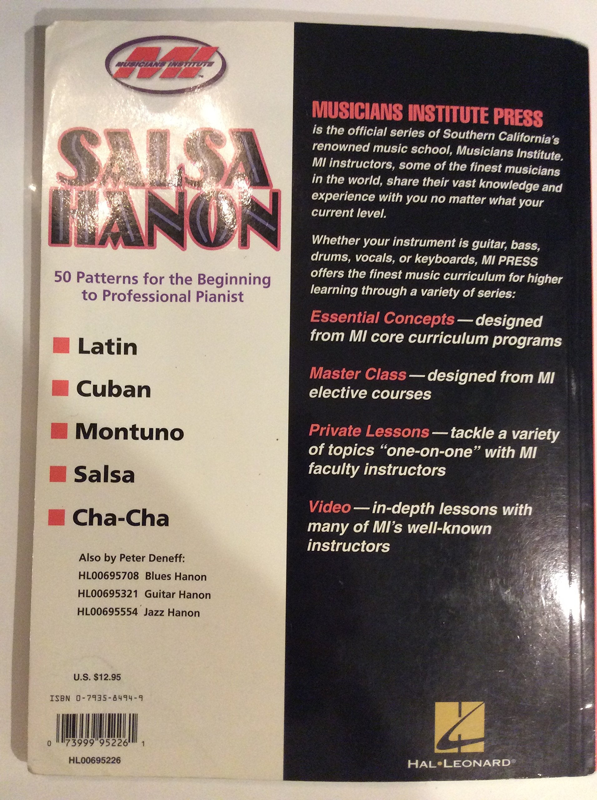 Salsa Hanon: Private Lessons Series,Used