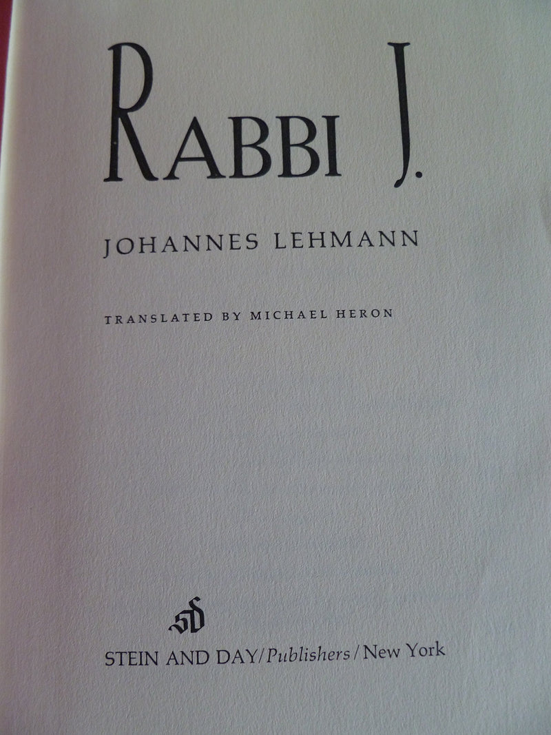 Rabbi J,Used