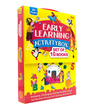Activity Book: Early Learning Activity Box - Set Of 10 Books - My First Book Of Abc, Numbers, Shapes, Fun Activities, Thinking Skills, Colours And Many More