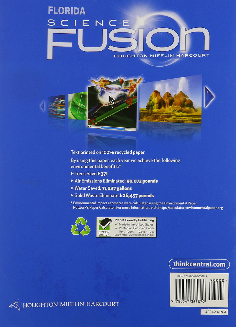 Houghton Mifflin Harcourt Science: Student Edition Interactive Worktext Grade 4 2012,New