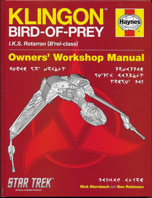 Klingon Birdofprey Haynes Manual (Star Trek),Used