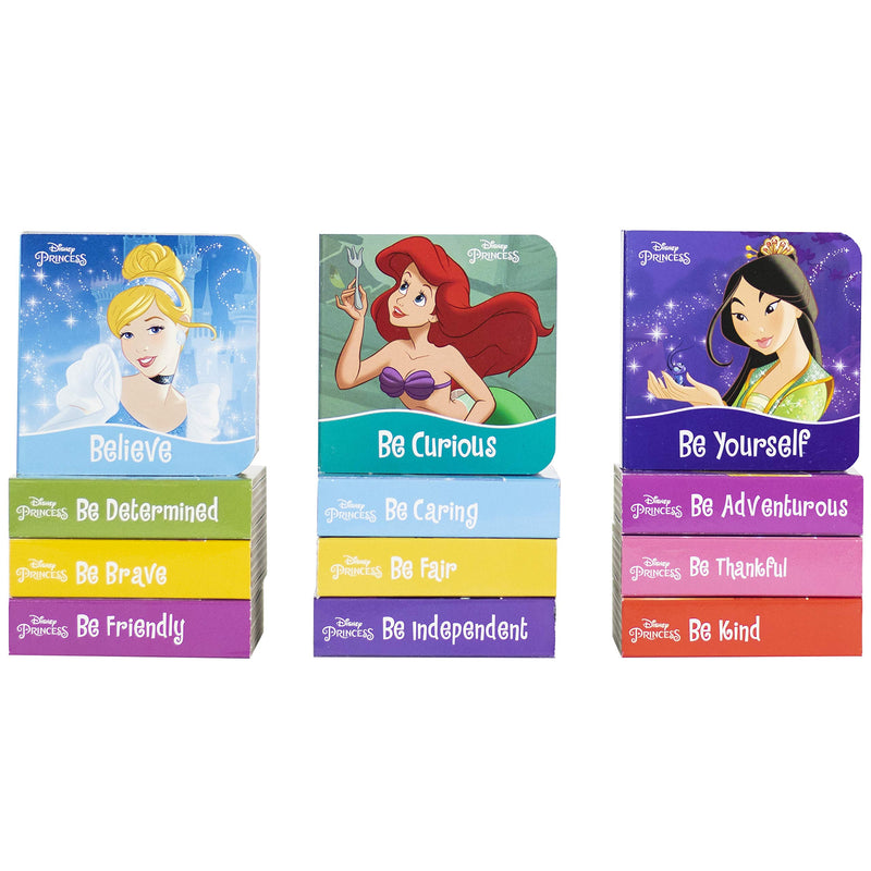 Disney Princess  I Can Be Princess My First Library Board Book Block 12Book Set  PI Kids,Used