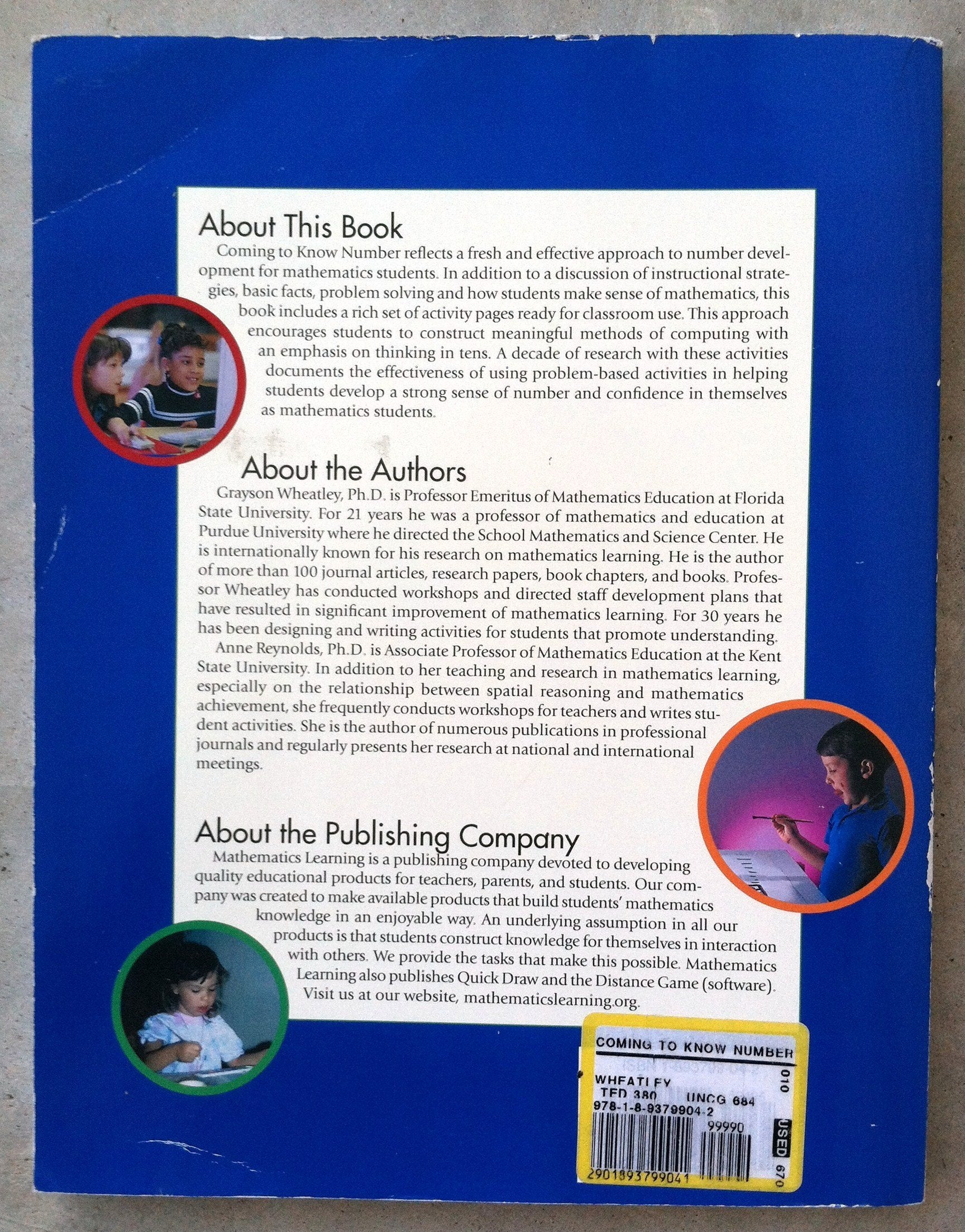 Coming to Know Number: A Mathematics Activity Resource of Elementary Teachers,Used