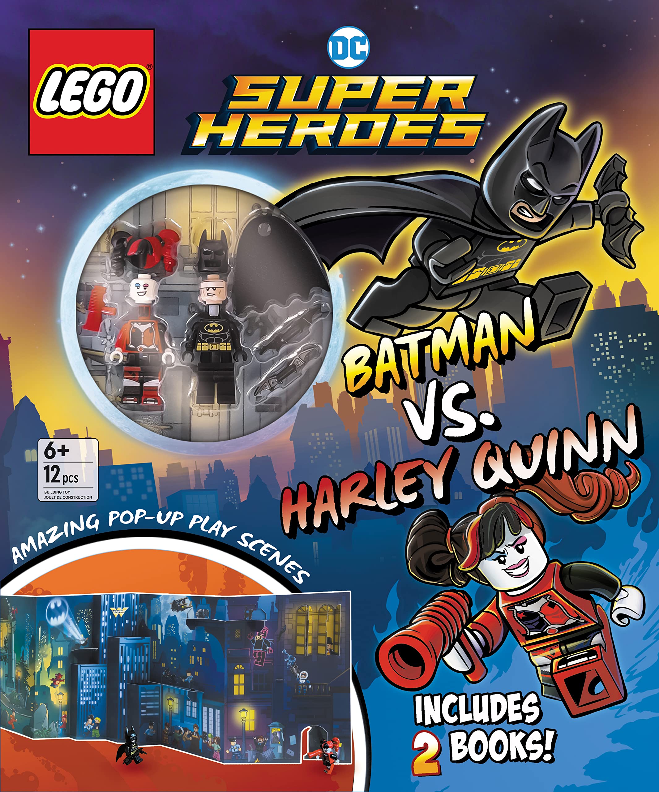 Lego(R) Dc Super Heroes(Tm) Batman Vs. Harley Quinn: Activity Book With Fun Activities, Popup Play Scene, And 2 Lego(R) Minifig,New