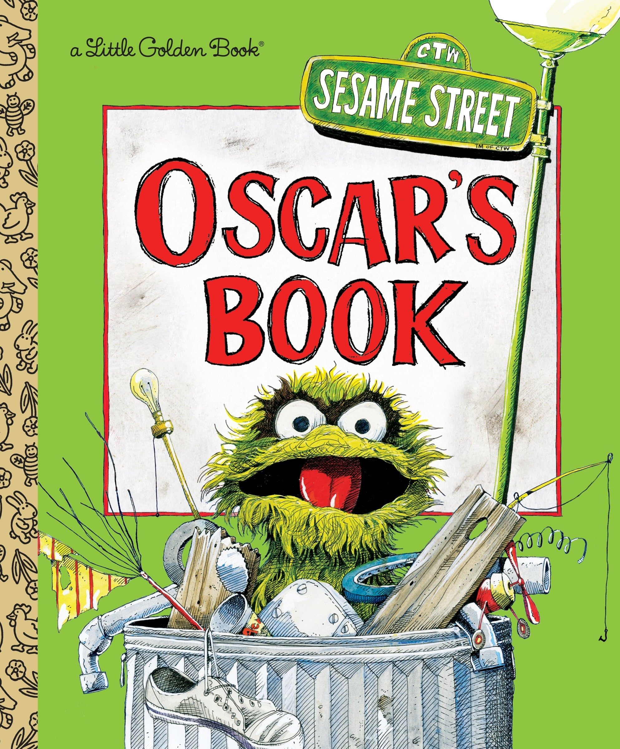 Oscar's Book (Sesame Street) (Little Golden Book),New