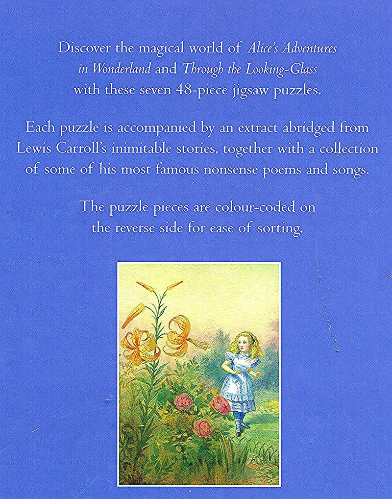 Alice in Wonderland Jigsaw Book: With Seven 48Piece Puzzles,Used