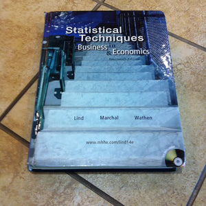 Statistical Techniques in Business and Economics with Student CD,Used