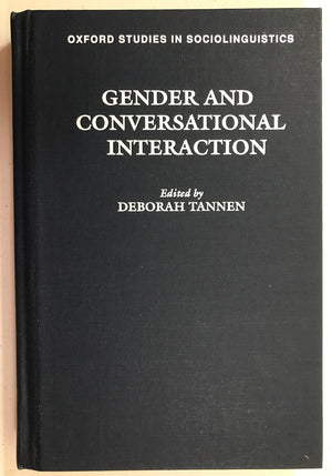 Gender and Conversational Interaction (Oxford Studies in Sociolinguistics),Used