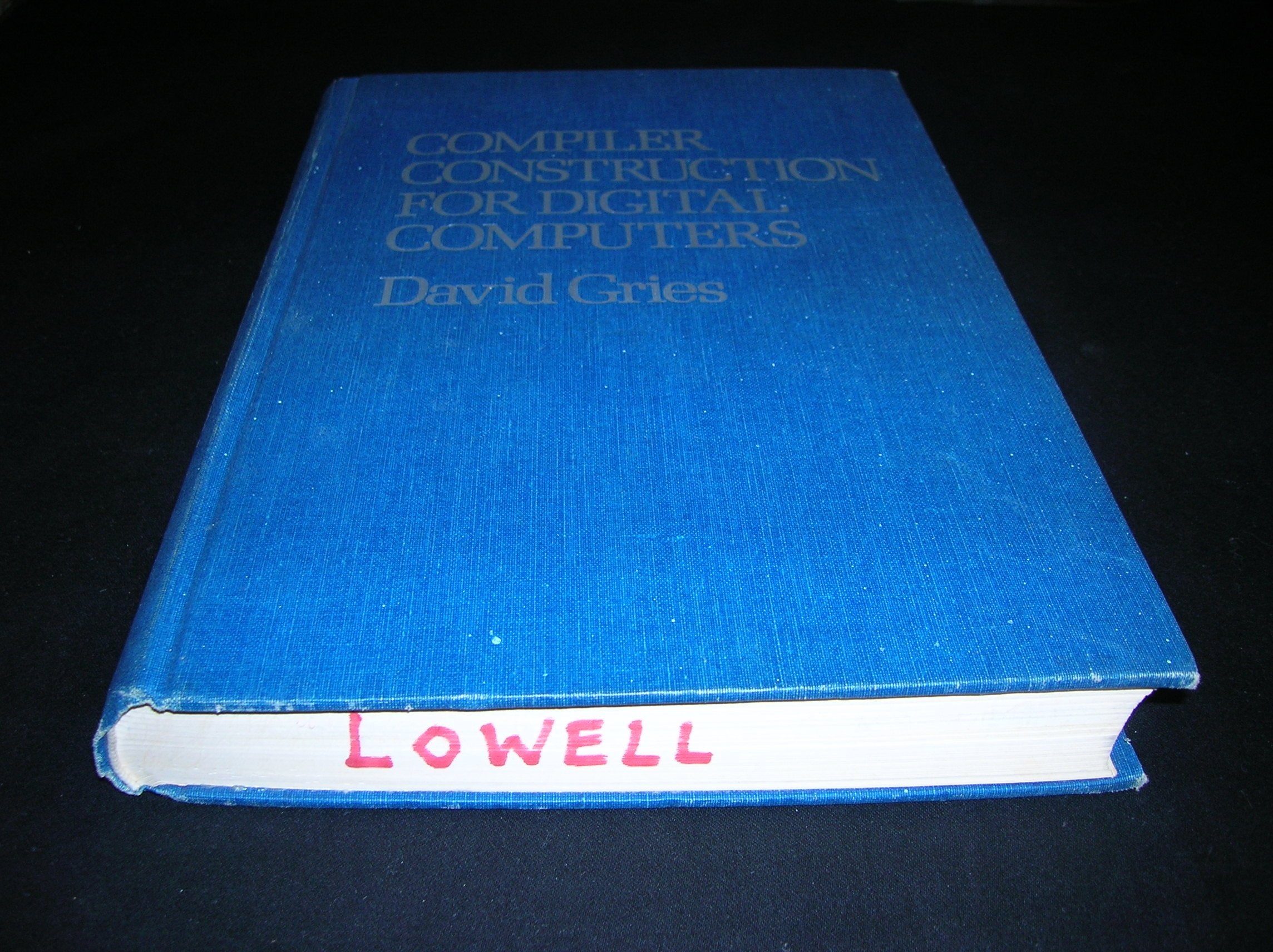 Compiler Construction for Digital Computers,Used