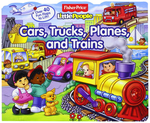 FisherPrice Little People LifttheFlap Cars, Trucks, Planes and Trains,Used