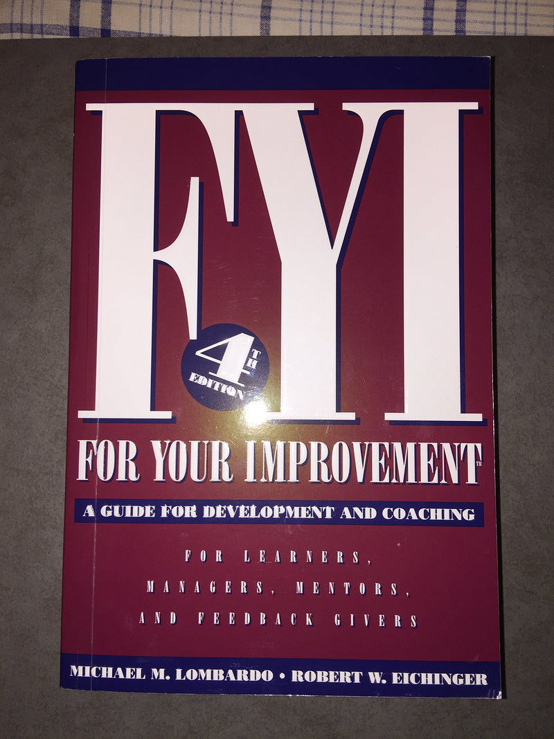 Fyi for Your Improvement,New