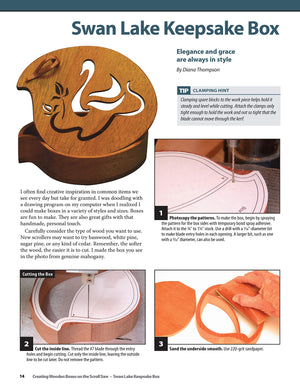 Creating Wooden Boxes on the Scroll Saw: Patterns and Instructions for Jewelry, Music, and Other Keepsake Boxes (Fox Chapel Publ,Used