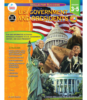 U.S. Government and Presidents, Grades 3  5 (Skills for Success),Used