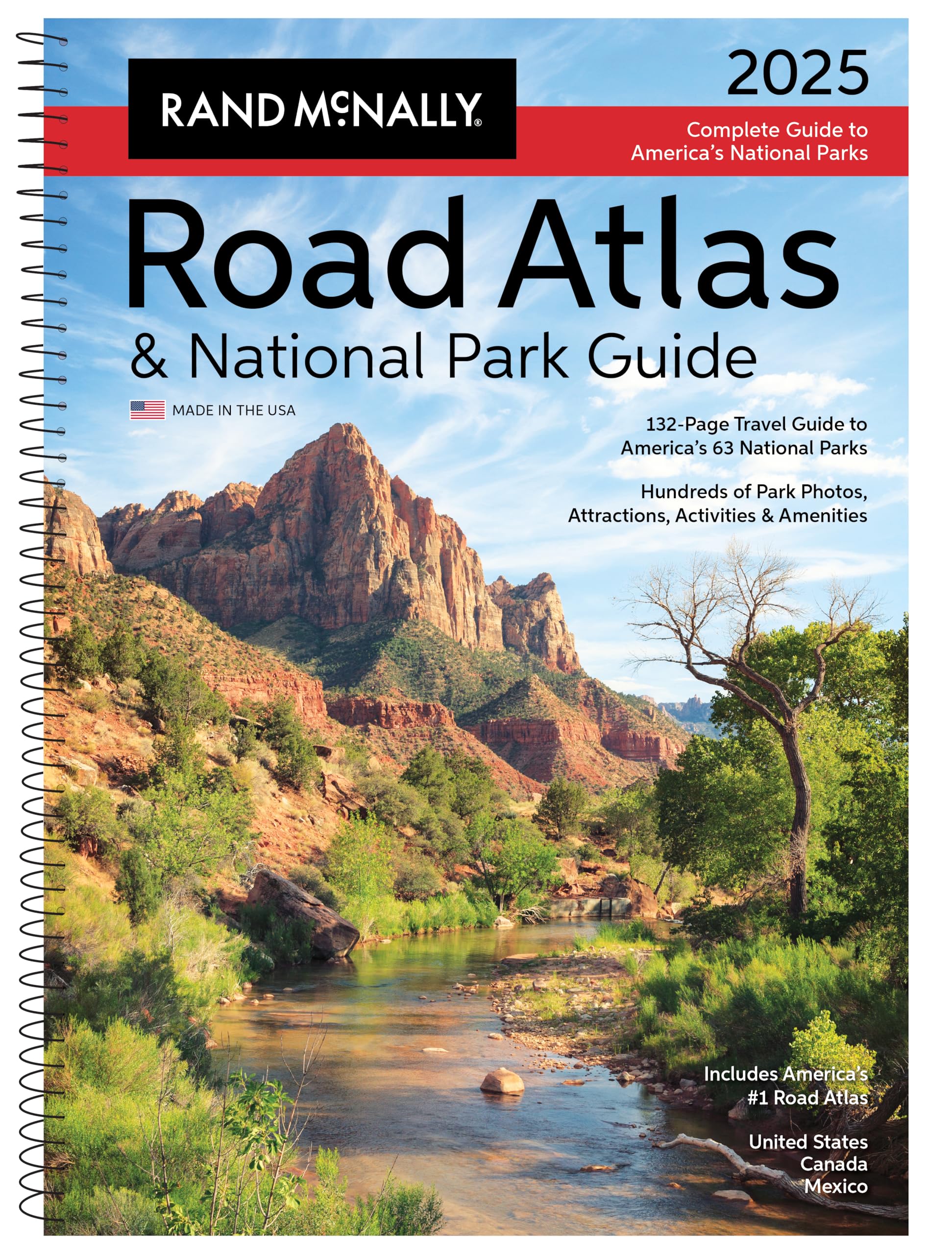 Rand Mcnally 2025 Road Atlas & National Park Guide