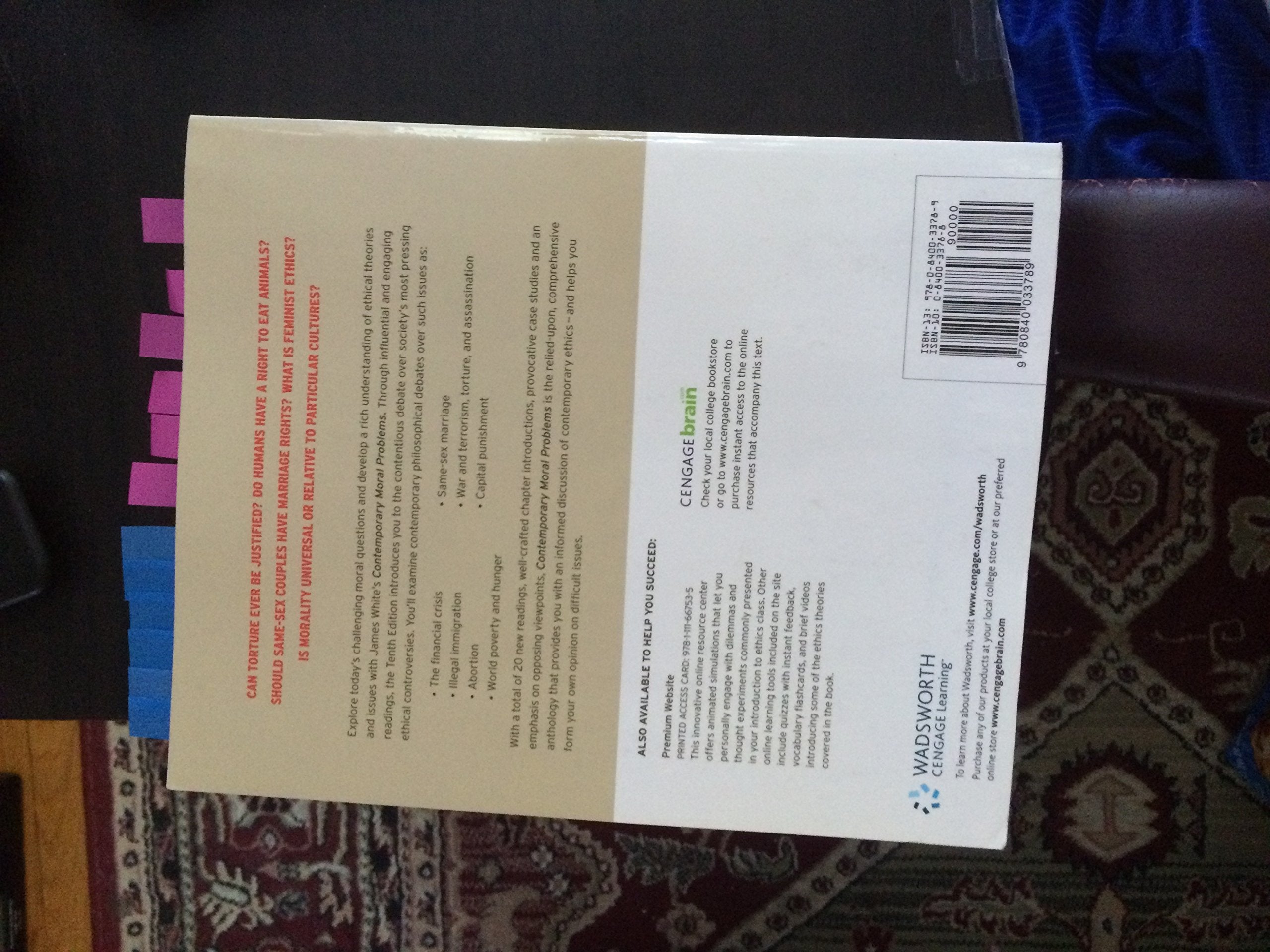 Contemporary Moral Problems,Used