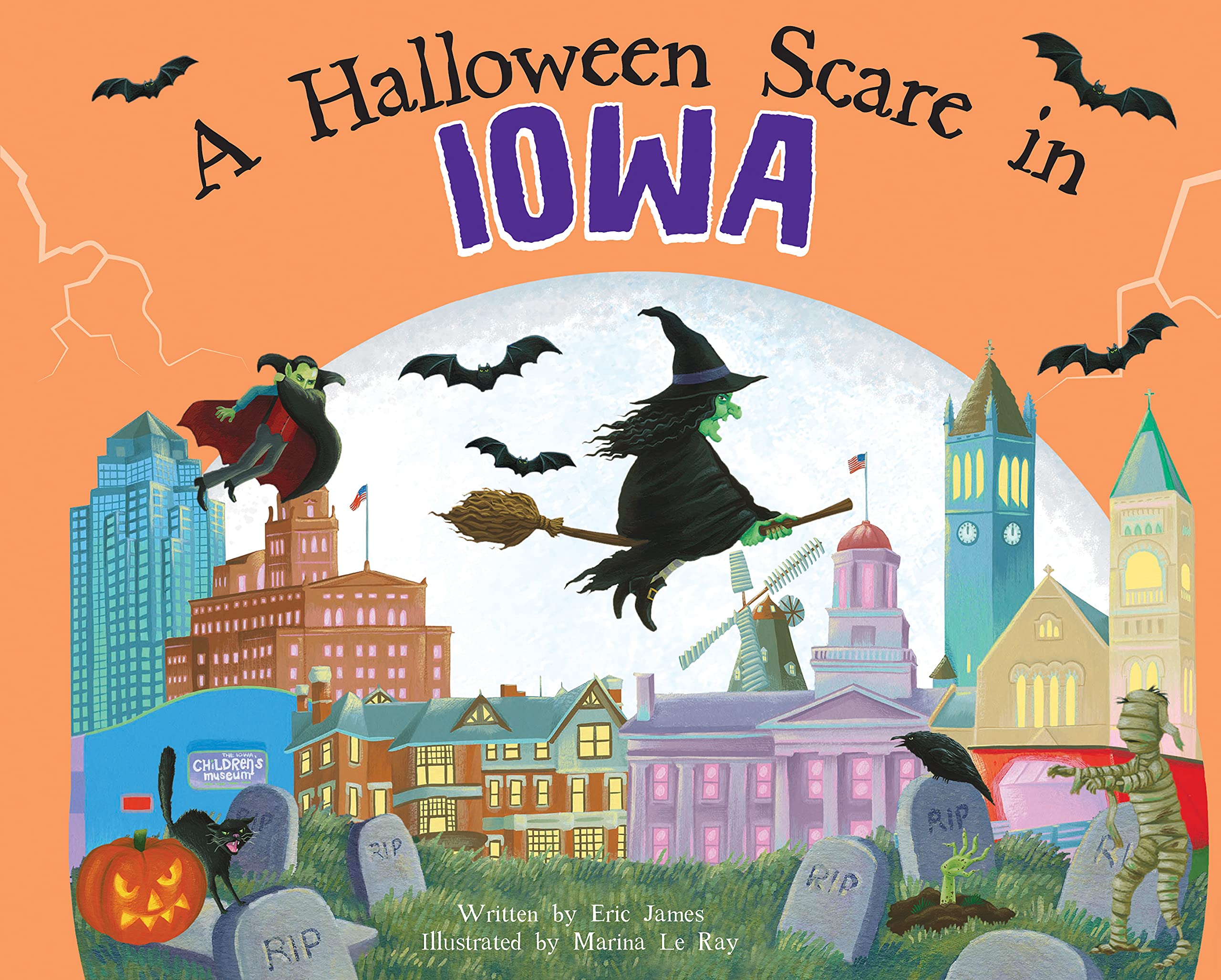 A Halloween Scare in Iowa: A TrickorTreat Gift for Kids,Used