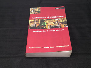 Language Awareness: Readings for College Writers,Used
