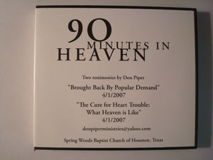 90 Minutes in Heaven: A True Story of Life and Death,Used