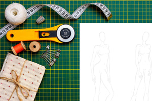 Fashion Sketchbook Figure Template: Easily Starting Your Fashion Drawing with 200+ Large Figure Template,Used