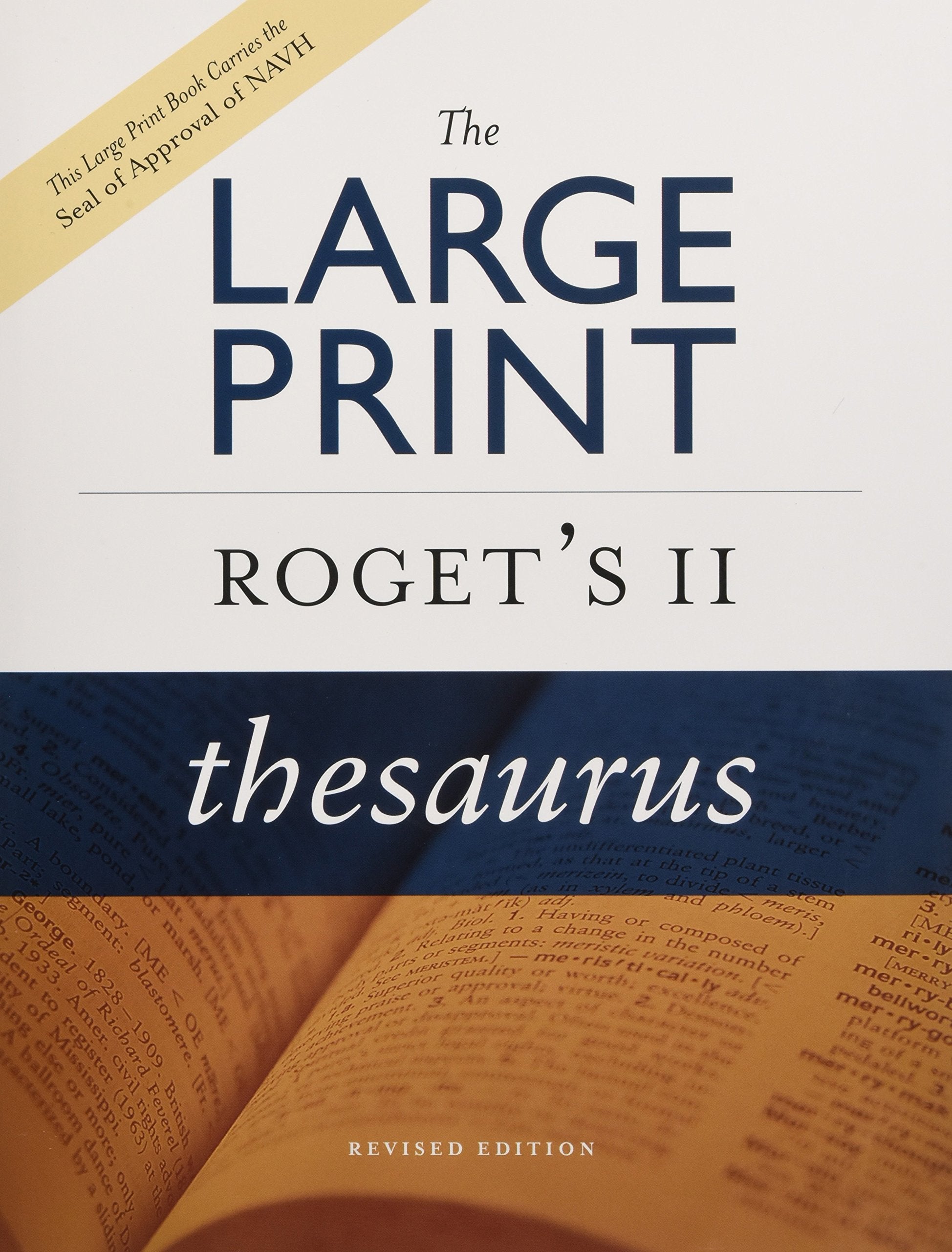The Large Print Roget's II Thesaurus, Revised Edition,Used