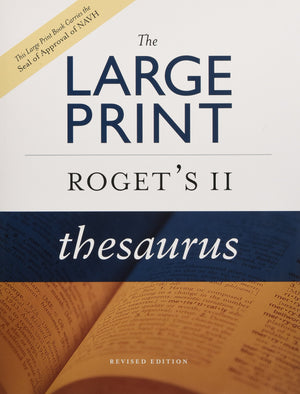 The Large Print Roget's II Thesaurus, Revised Edition,Used