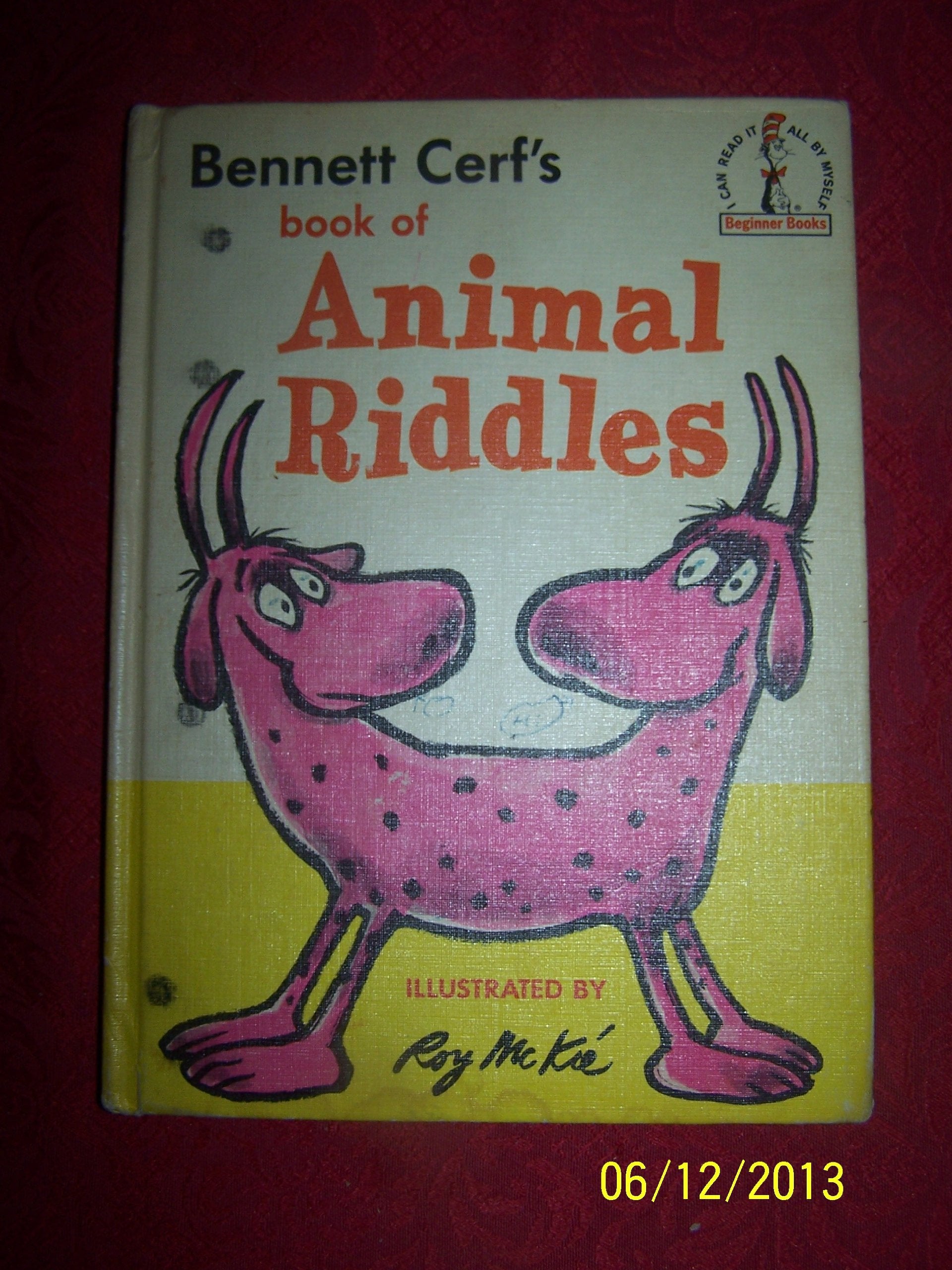Bennett Cerf'S Book Of Animal Riddles (I Can Read It All By Myself Beginner Books),New