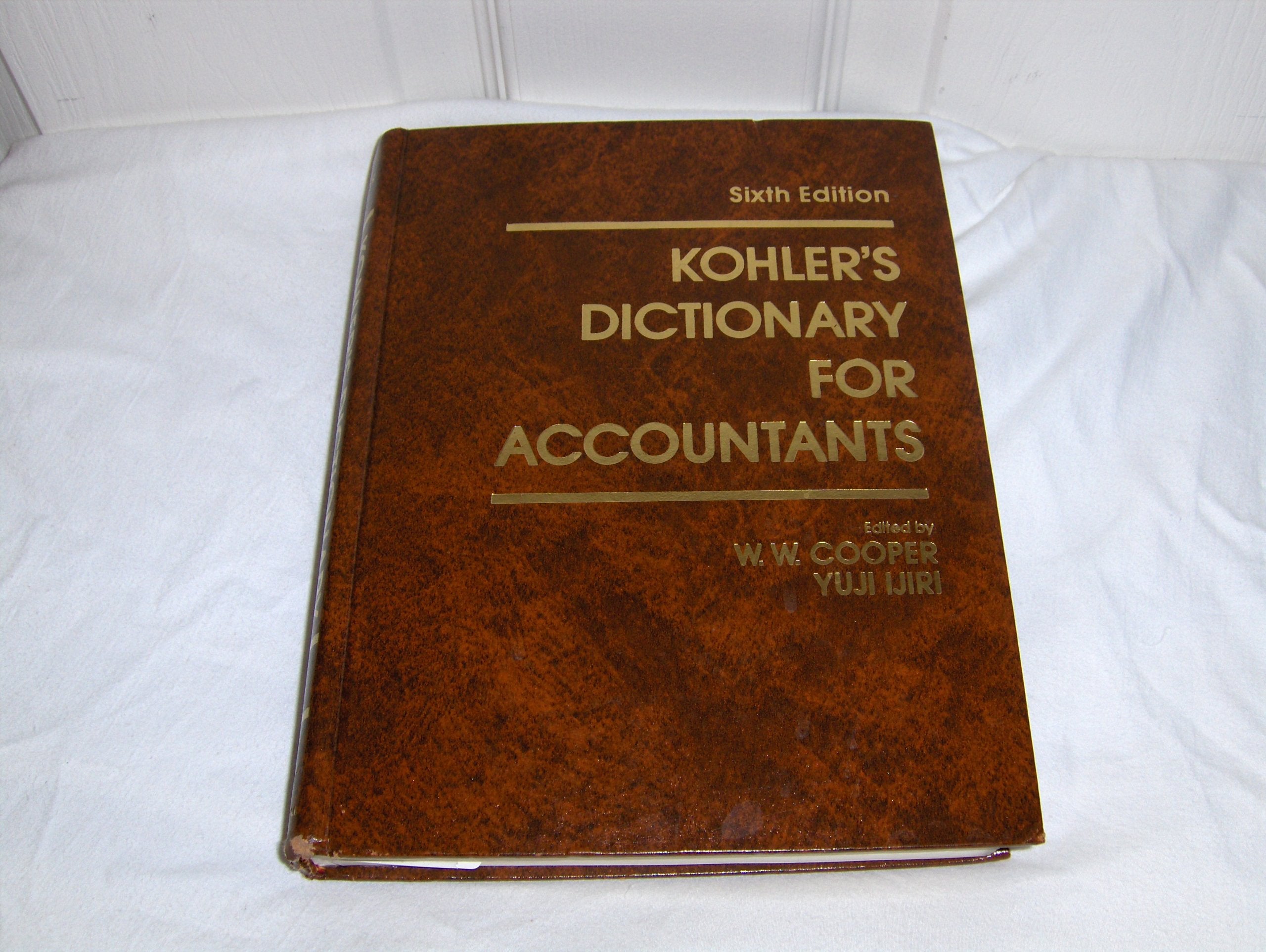 Kohler's Dictionary for Accountants,Used