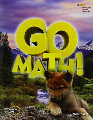 Student Edition Volume 1 Grade 1 2015 (Go Math!),Used