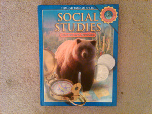 Houghton Mifflin Social Studies: Student Edition Level 4 States and Regions 2008,Used