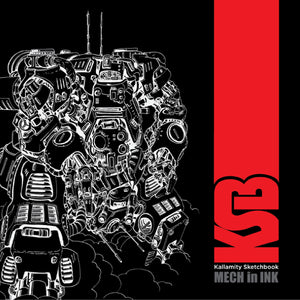 Kallamity Sketchbook: Mech in Ink,Used