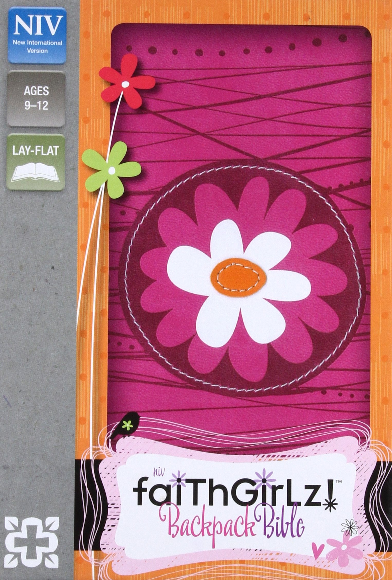 NIV, Faithgirlz! Backpack Bible: Revised Edition, Leathersoft, Pink,New