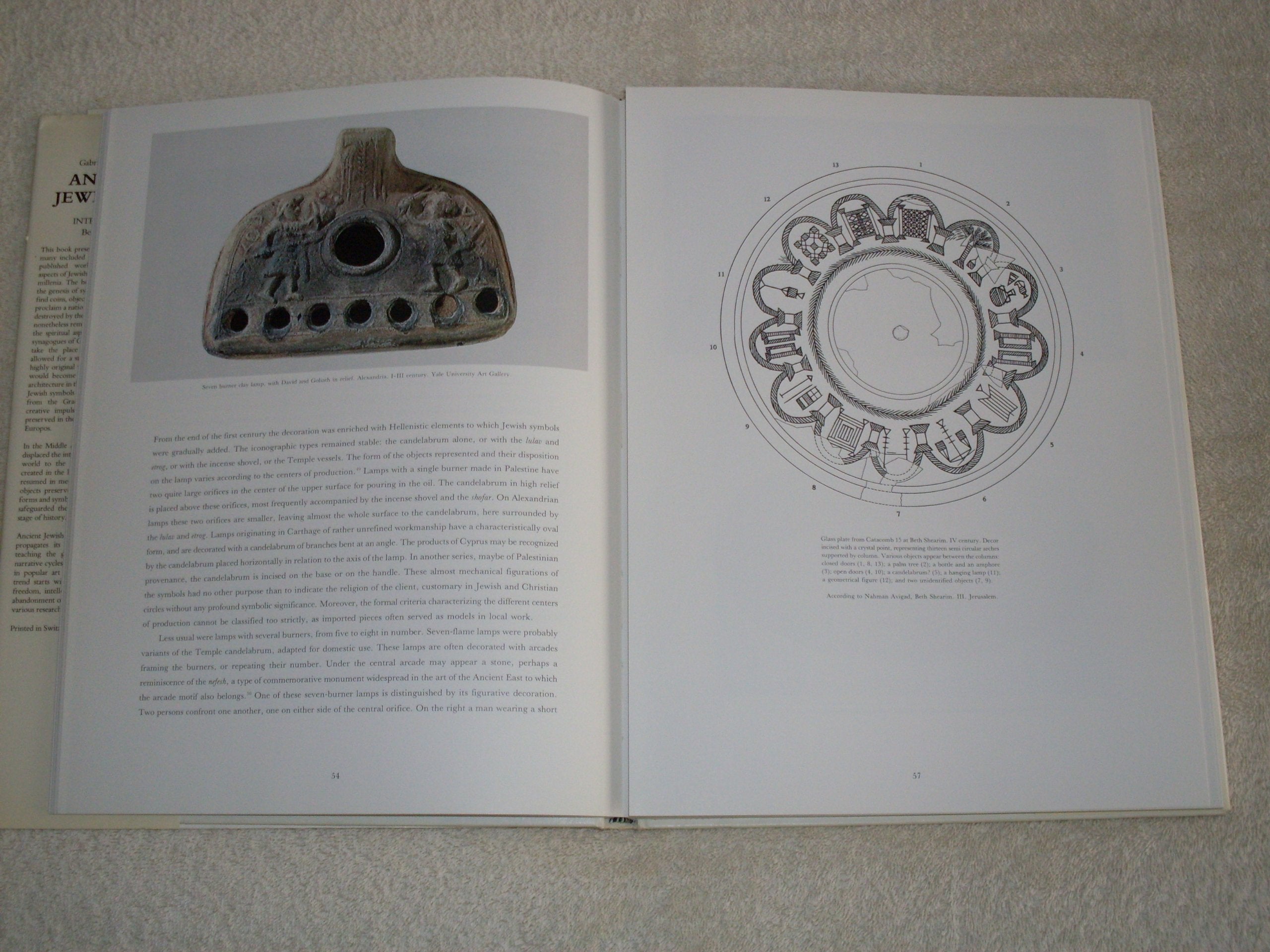 Ancient Jewish Art: East and West (English and French Edition),Used