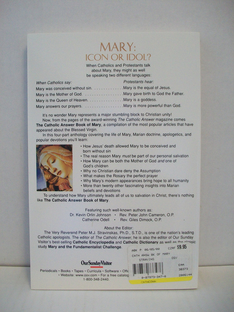 The Catholic Answer Book of Mary,Used