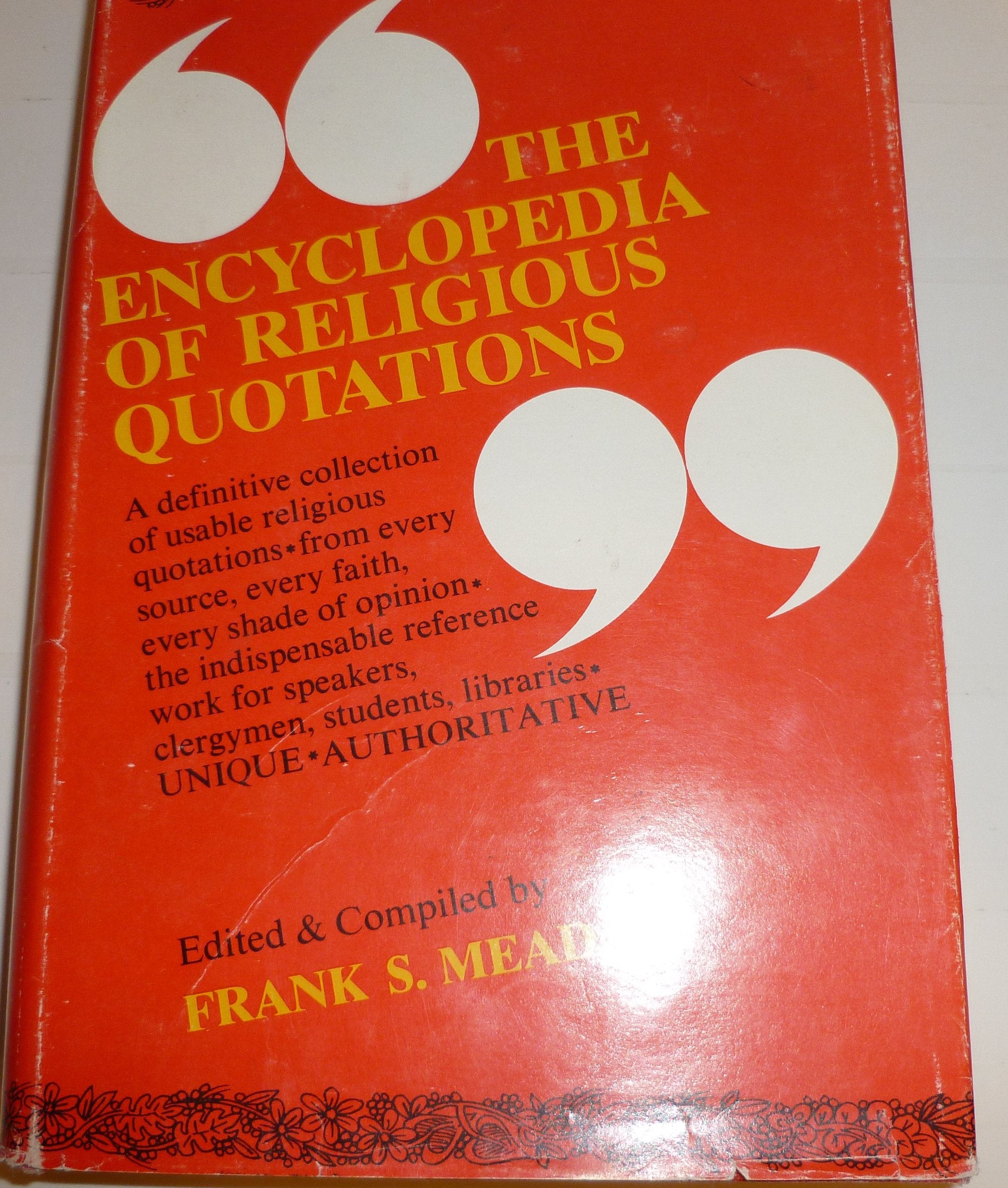 The Encyclopedia of Religious Quotations,Used