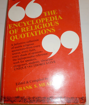 The Encyclopedia of Religious Quotations,Used