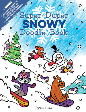 SuperDuper Snowy Doodle Book: A Winter and Holiday Book for Kids (SuperDuper Doodle Books),Used