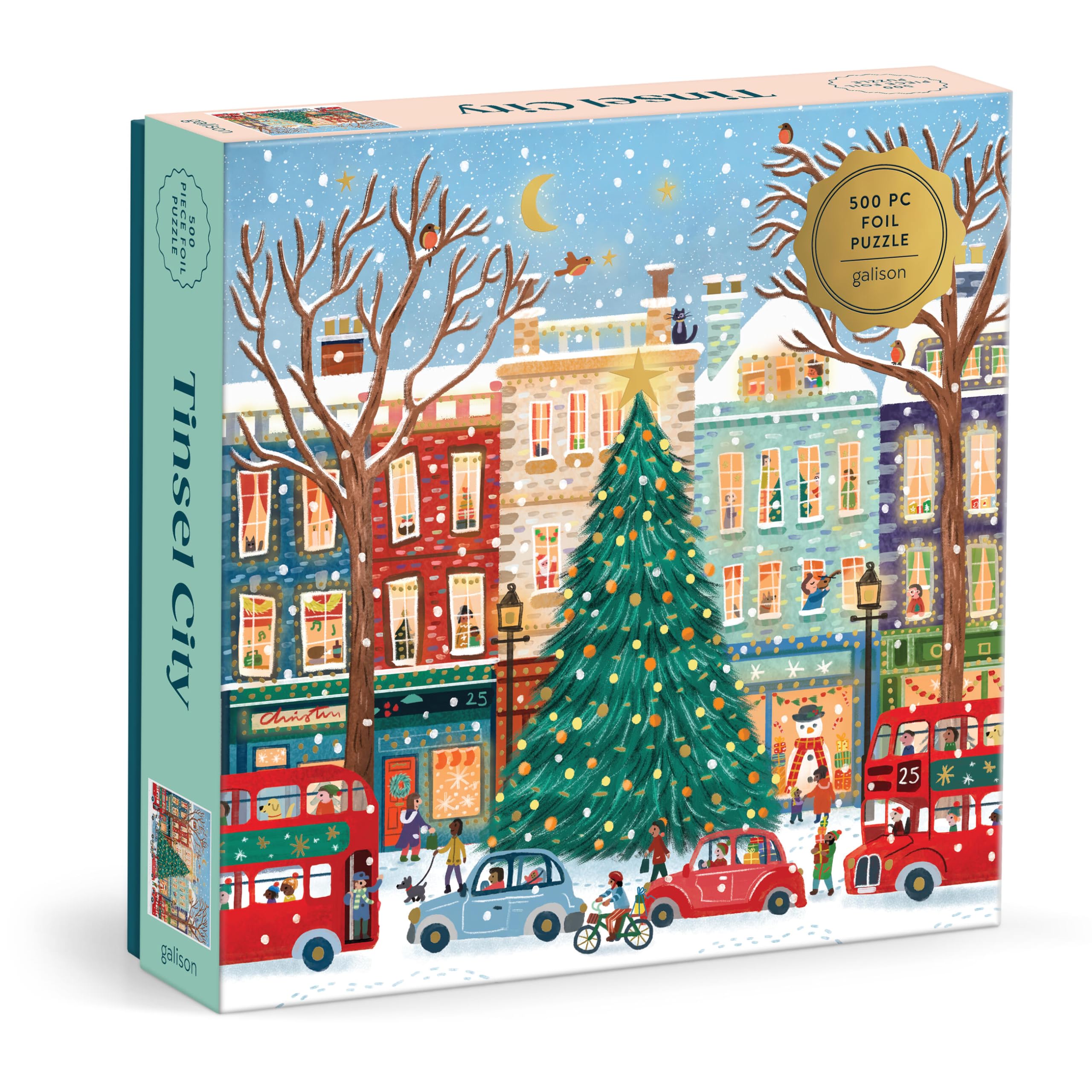 Tinsel City 500Pc Foil Puzzle