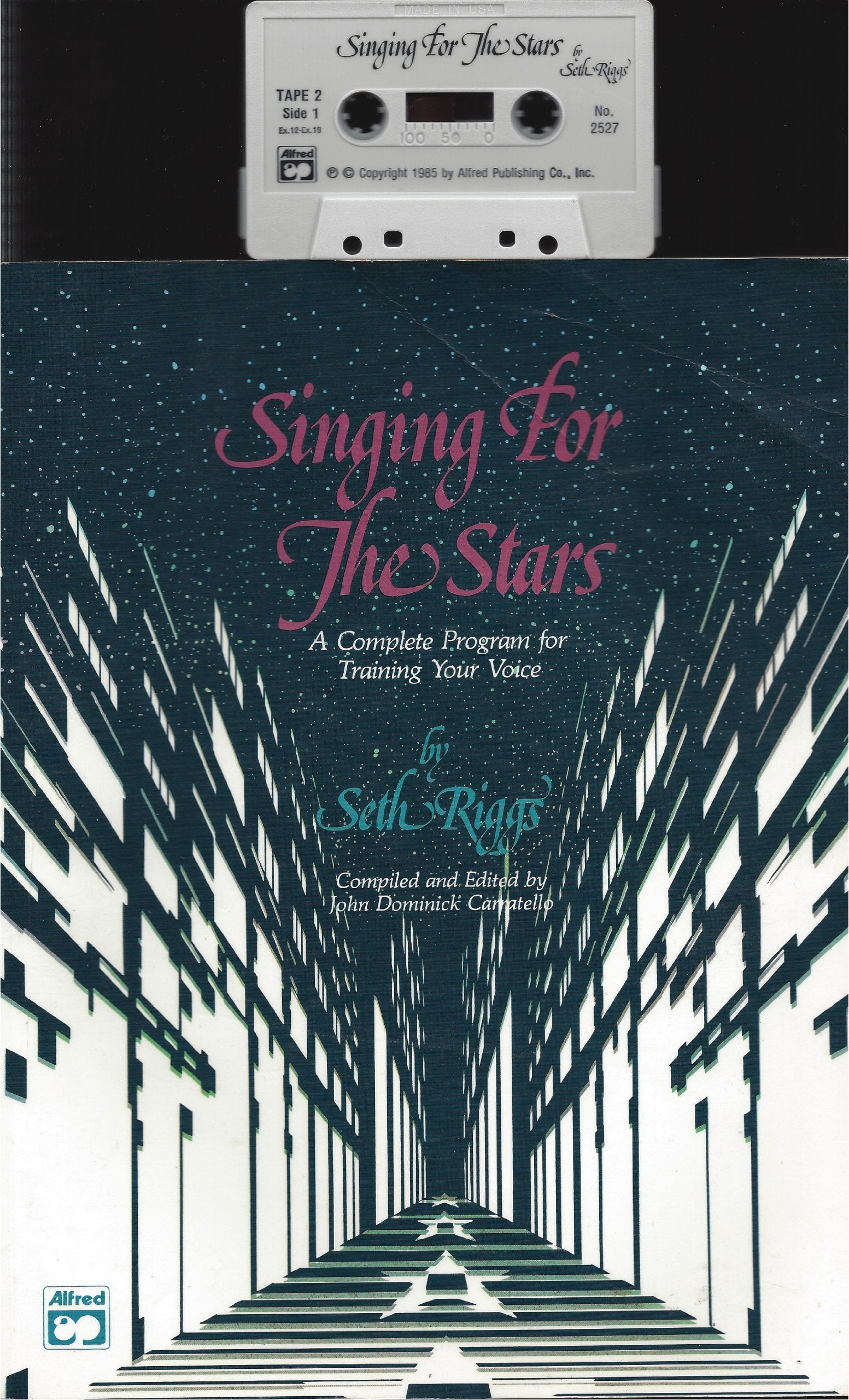 Singing For the Stars , Training Your Voice , Book and 2 Cassettes,Used