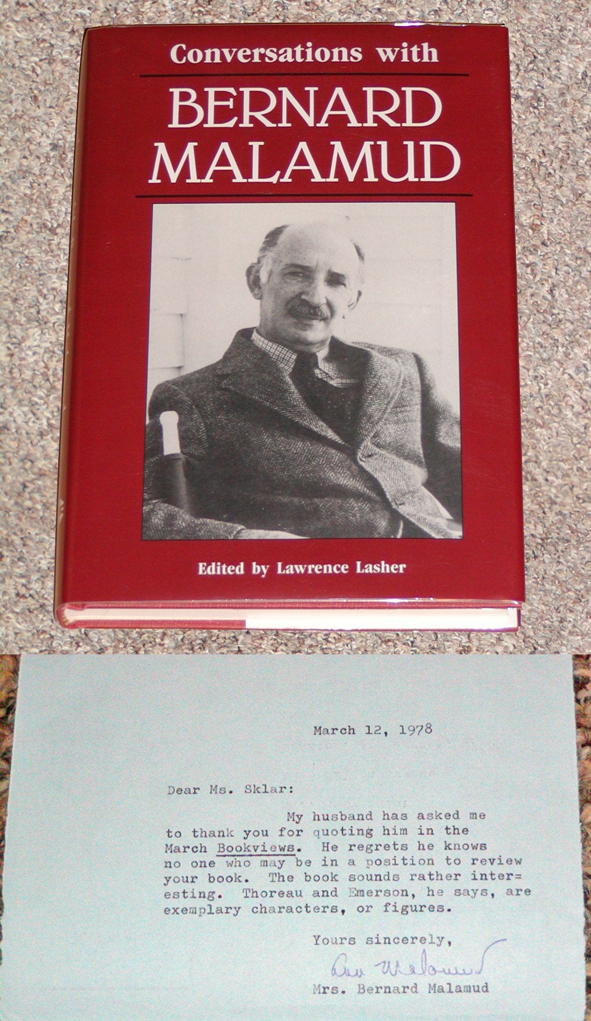 Conversations with Bernard Malamud (Literary Conversations),Used