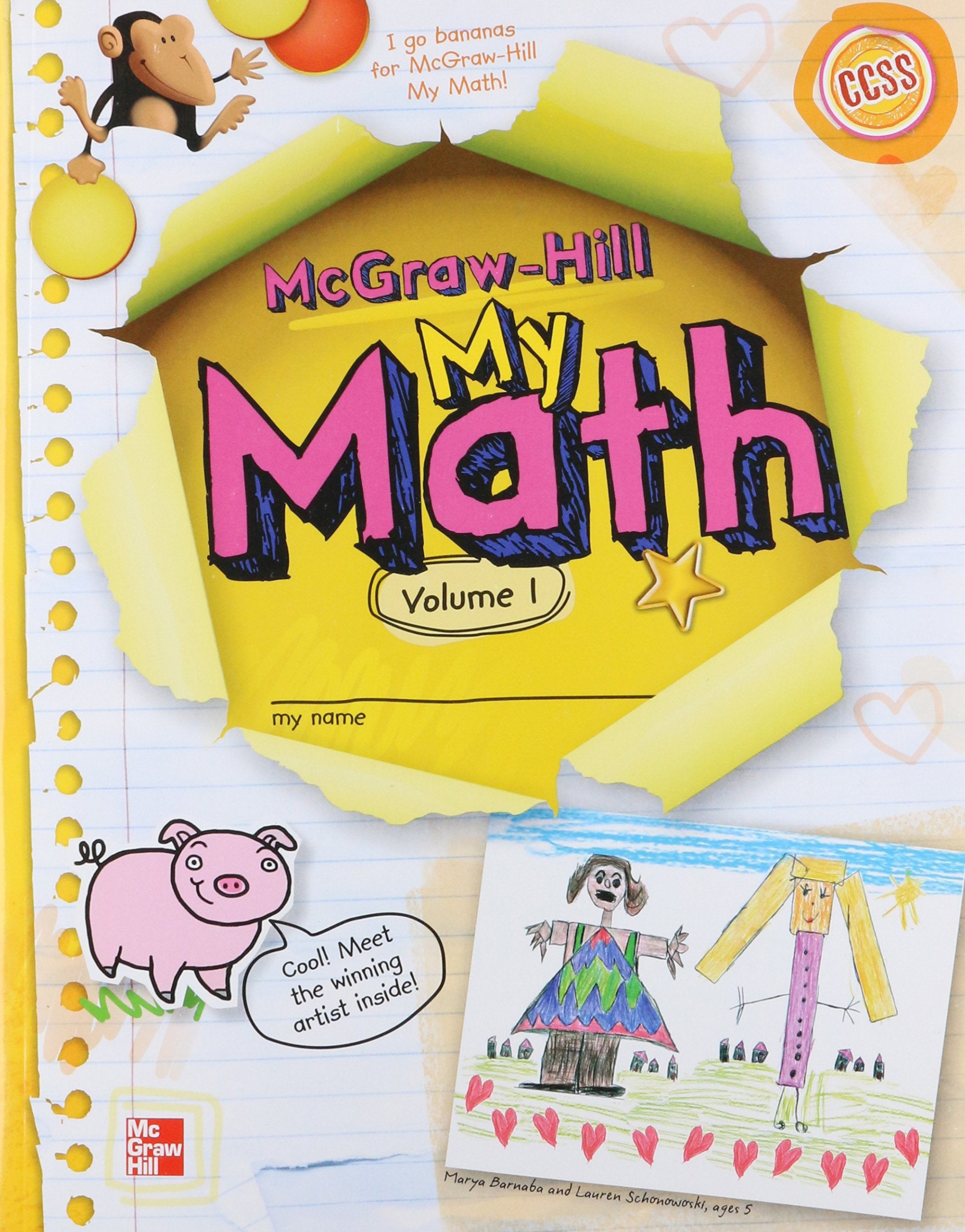 My Math Grade K, Vol. 1 (Mcgrawhill My Math)-used