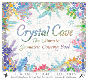 Crystal Cave: The Ultimate Geometric Coloring Book (Wooden Books)