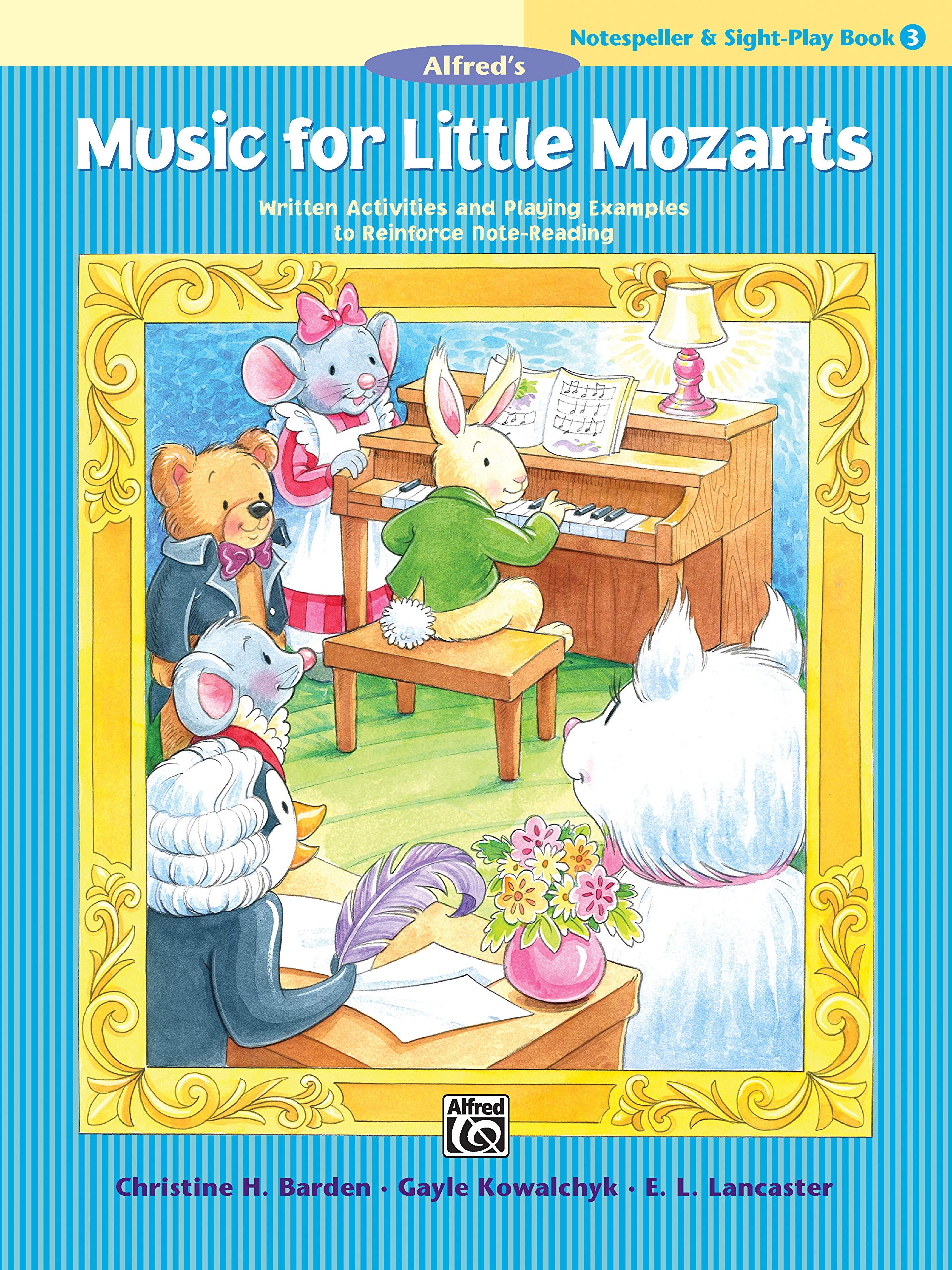 Music for Little Mozarts Notespeller & SightPlay Book, Bk 3: Written Activities and Playing Examples to Reinforce NoteReading ,New