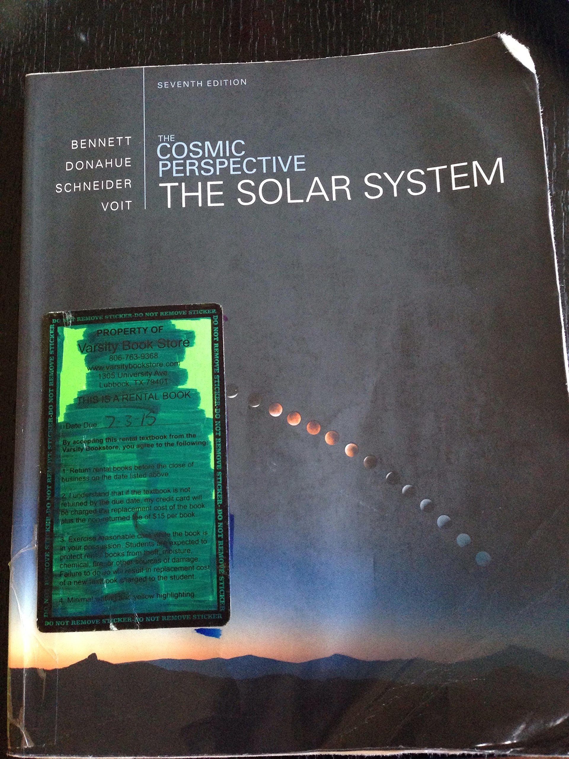 The Cosmic Perspective: The Solar System (7th Edition),New